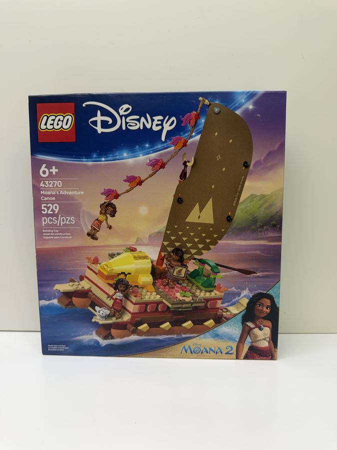LEGO Moana's Adventure Canoe #43270 — New Sealed