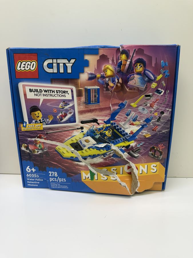 LEGO Water Police Detective Missions #60355 — New Sealed