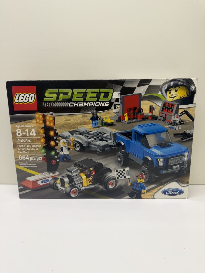 LEGO Ford F-150 Raptor & Ford Model A Hot Rod #75875 — New Sealed